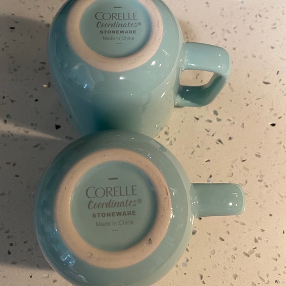 Corelle Dining Set Of Two Vintage Corelle Coordinates Stoneware